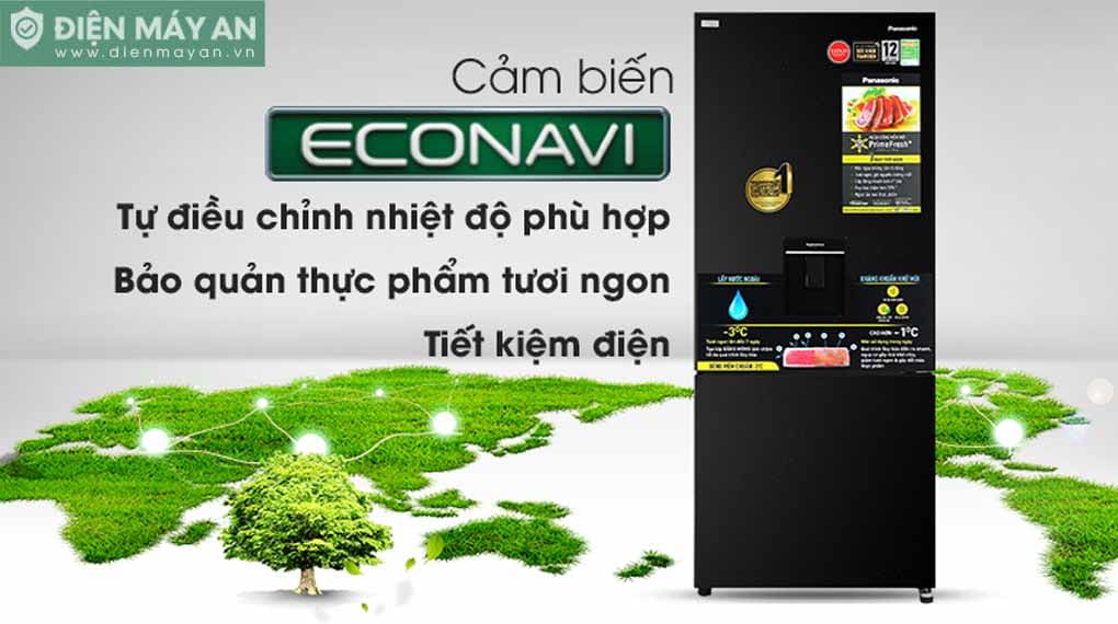 Tủ lạnh Panasonic Inverter 377 lít NR-BX421GPKV